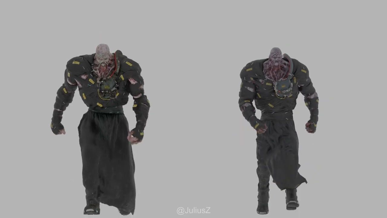 【黎明杀机x生化危机】追踪者模型动作对比