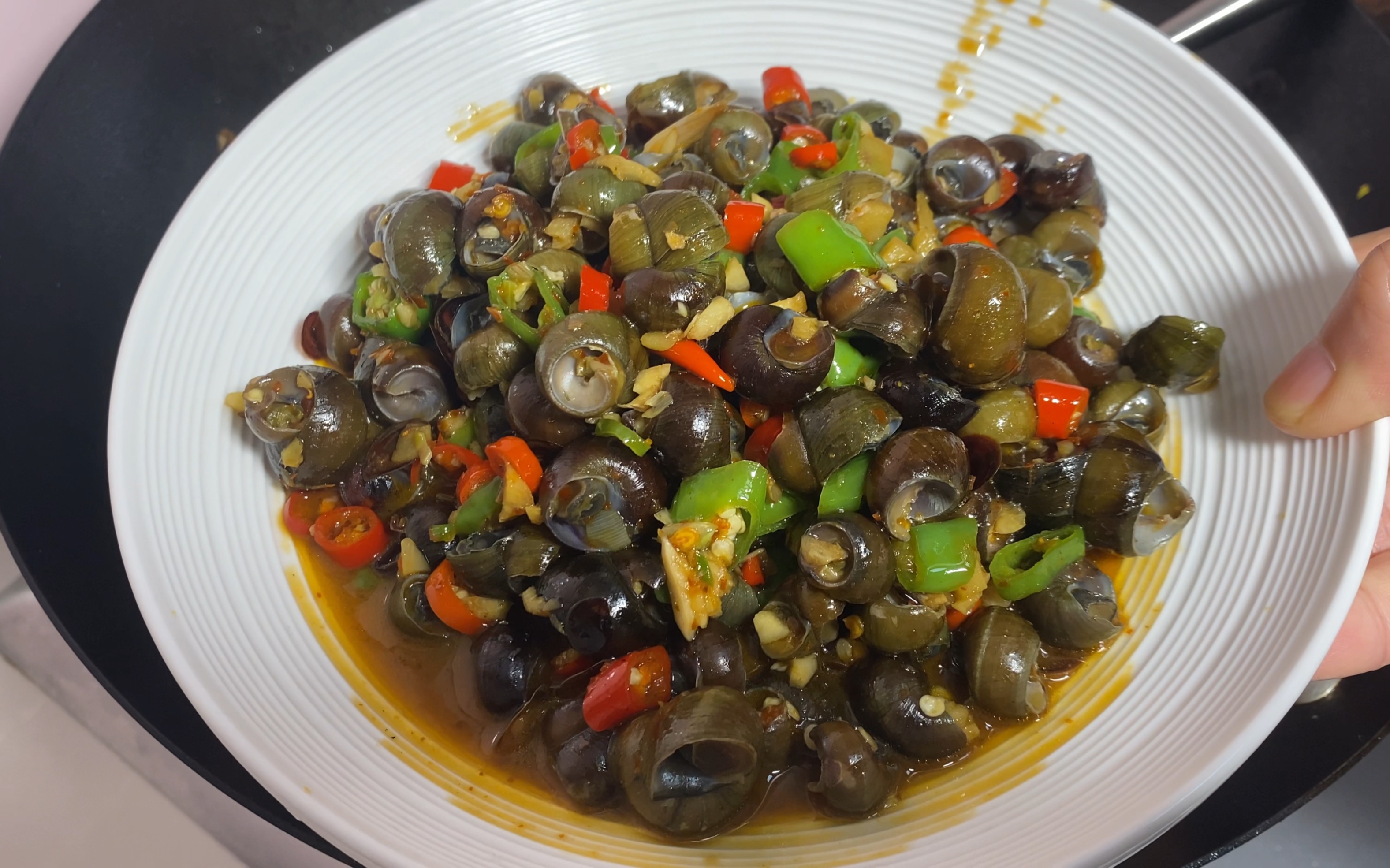 我跪了75闺蜜教我的爆炒螺蛳真的太好七了75