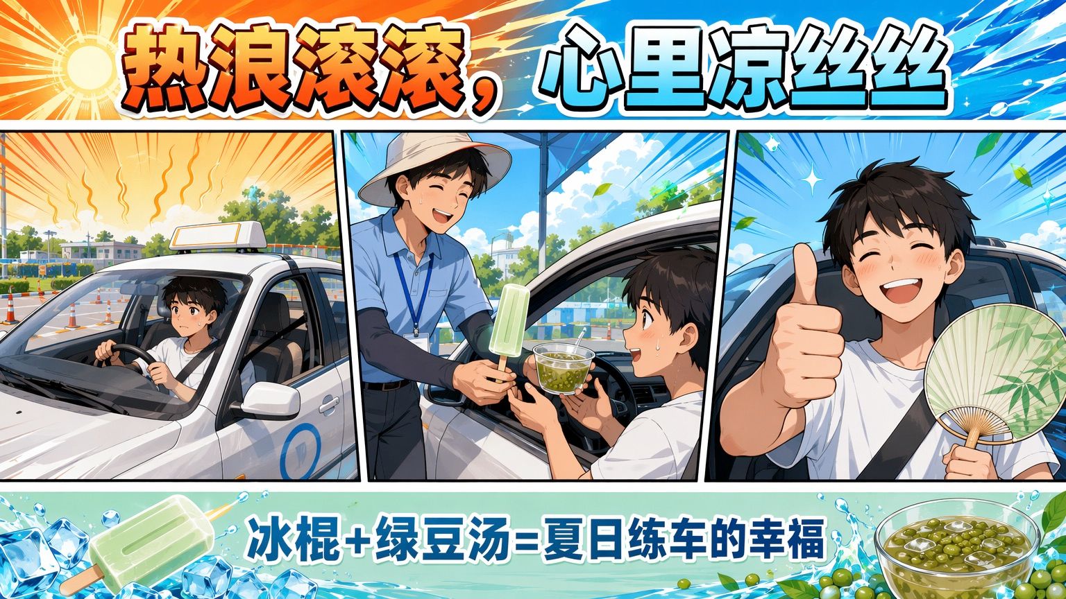 无惧“高烤”🌞海驾清凉特攻队出发啦🍦