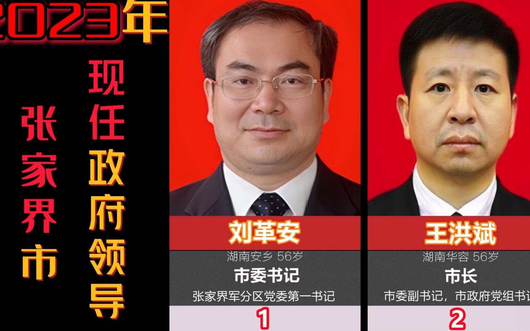 湖南张家界市11位领导,市长副市长和秘书长,有你老乡吗?哔哩哔哩bilibili