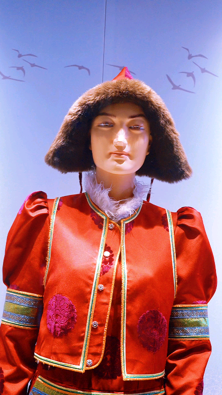 布里亚特蒙古族服饰#布丝瑰 #民族风 #_哔哩哔哩 (゜-゜)つロ 干杯