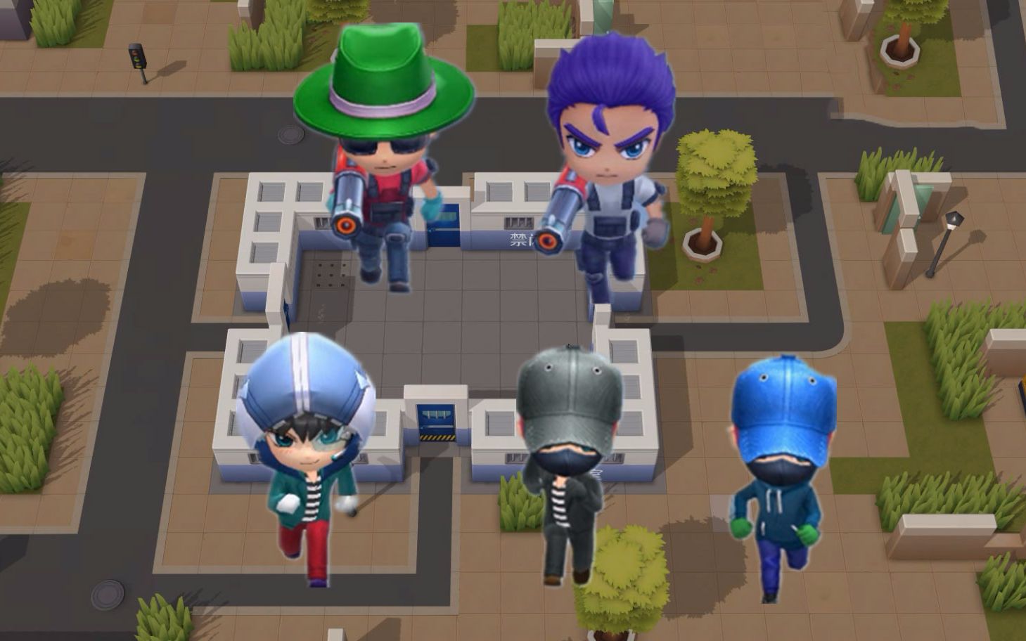 逃跑吧少年,逃生者被追捕者雷达定位抓住关到禁闭室_哔哩哔哩 (゜-゜)