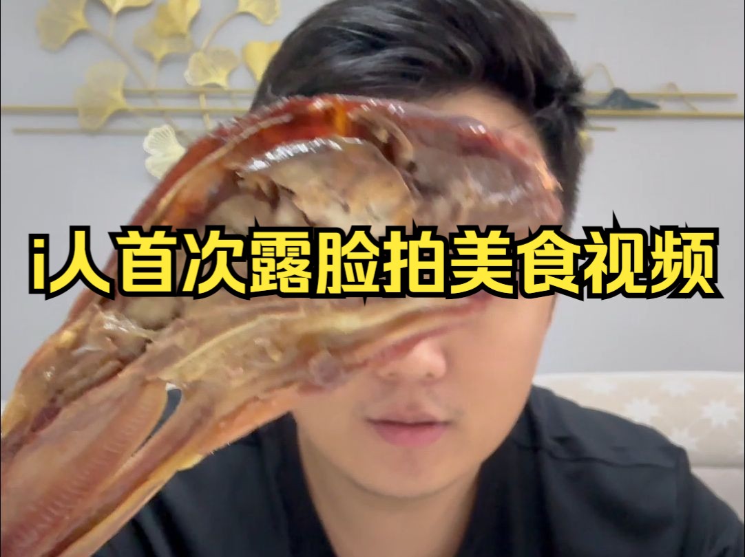 i人首次露脸拍摄美食vlog视频!尝尝南京烤鸭!哔哩哔哩bilibili