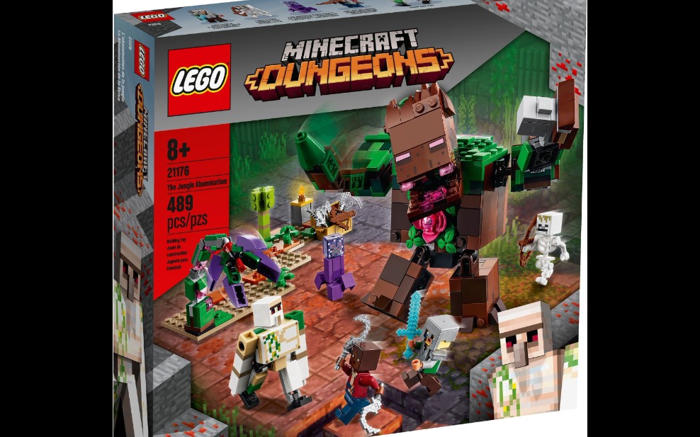 乐高 我的世界 21176 丛林憎恶 速组评测_哔哩哔哩_bilibili