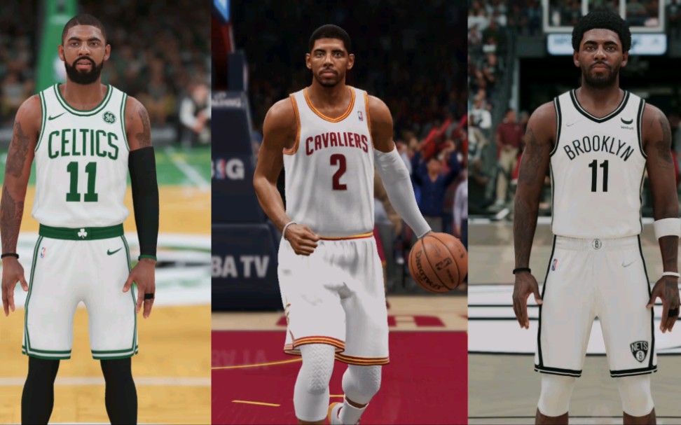 [图]《NBA2K/LIVE》历代凯里欧文投篮及造型，德鲁大叔来了！