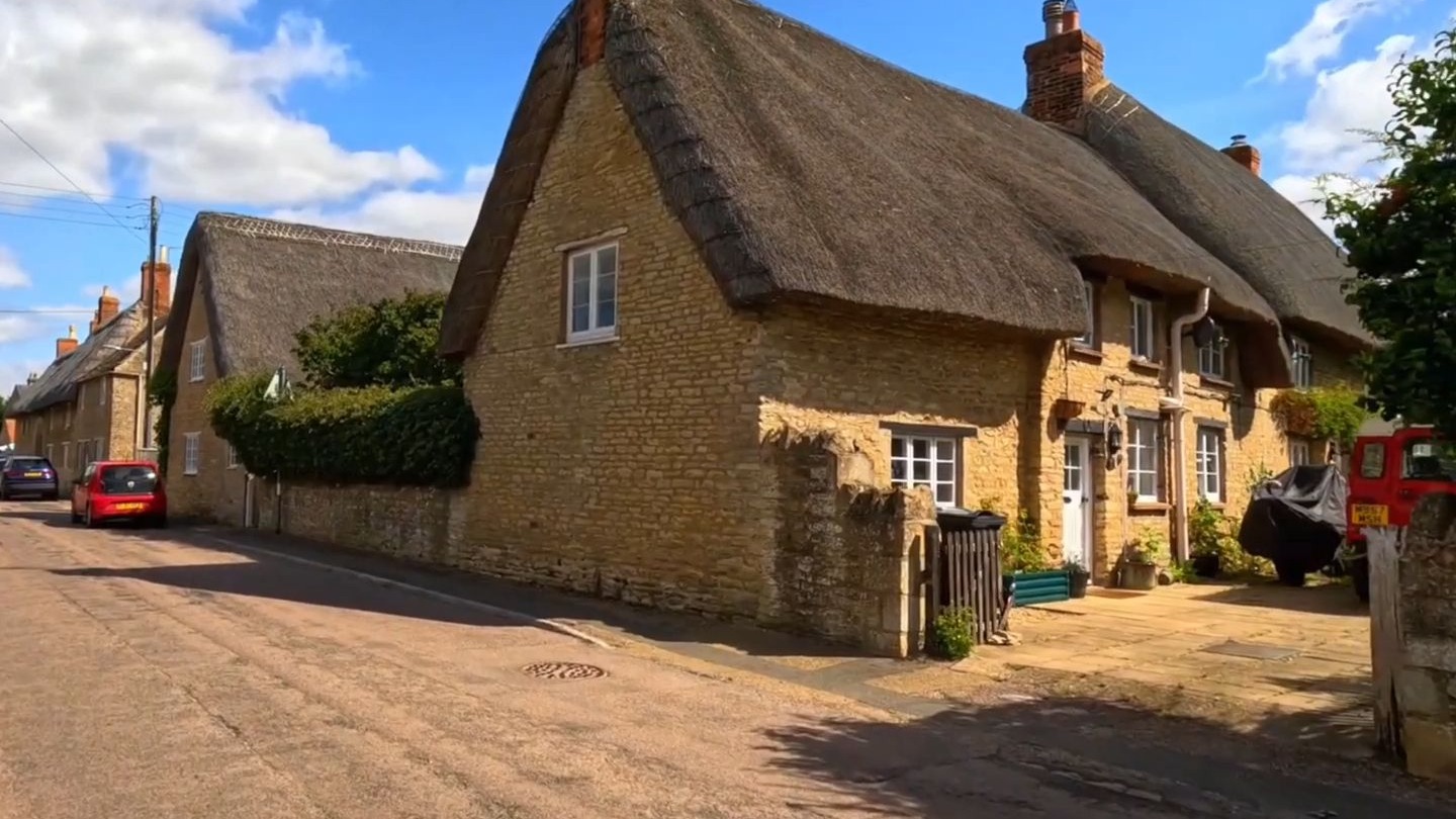 古朴的英国乡村,干净整洁安静