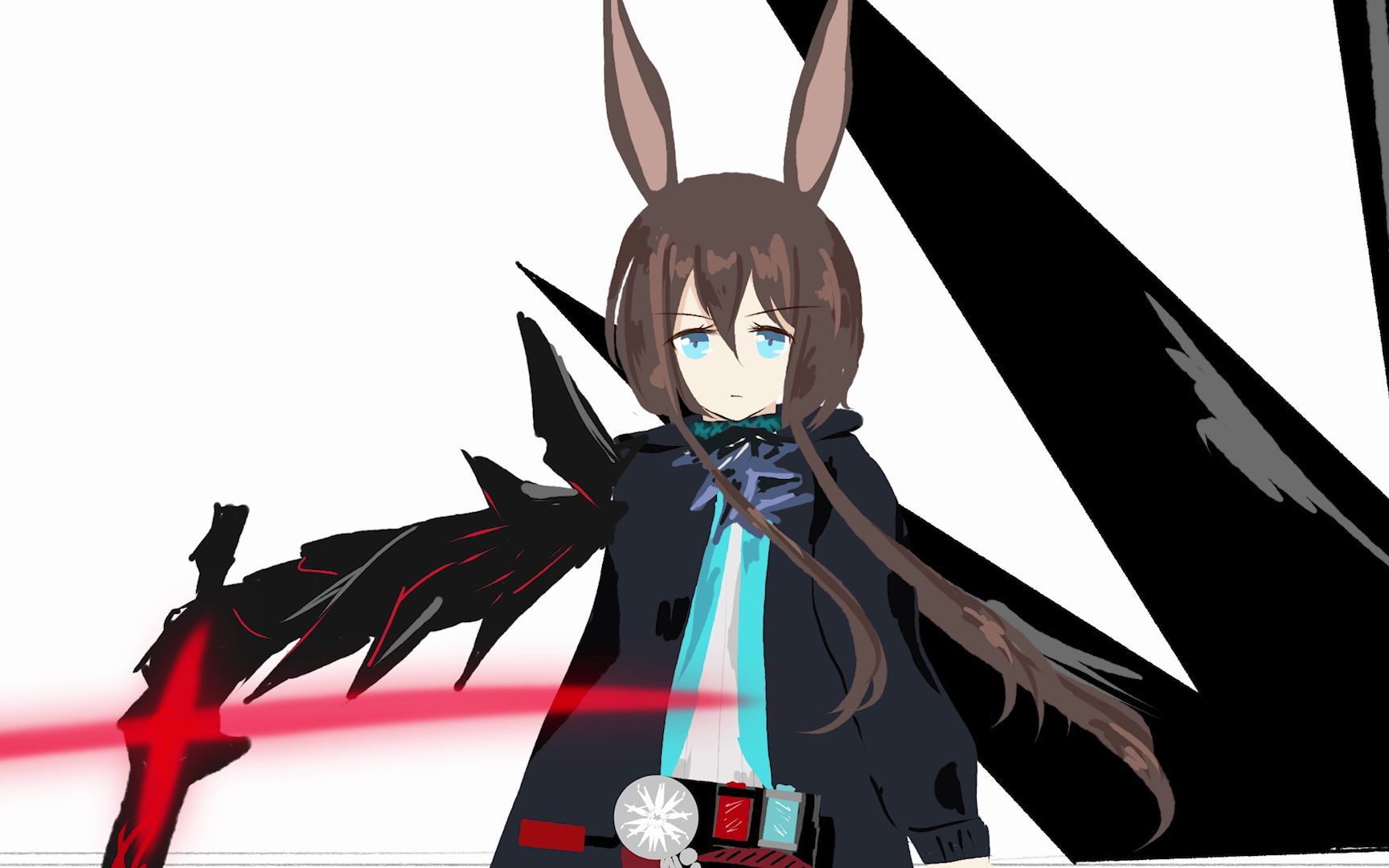 【方舟动画】使用腰带变成近卫的阿米娅