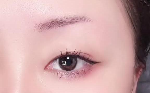 适合圆脸的自然挑眉教程,画好修饰脸型,超好看的 画眉教程