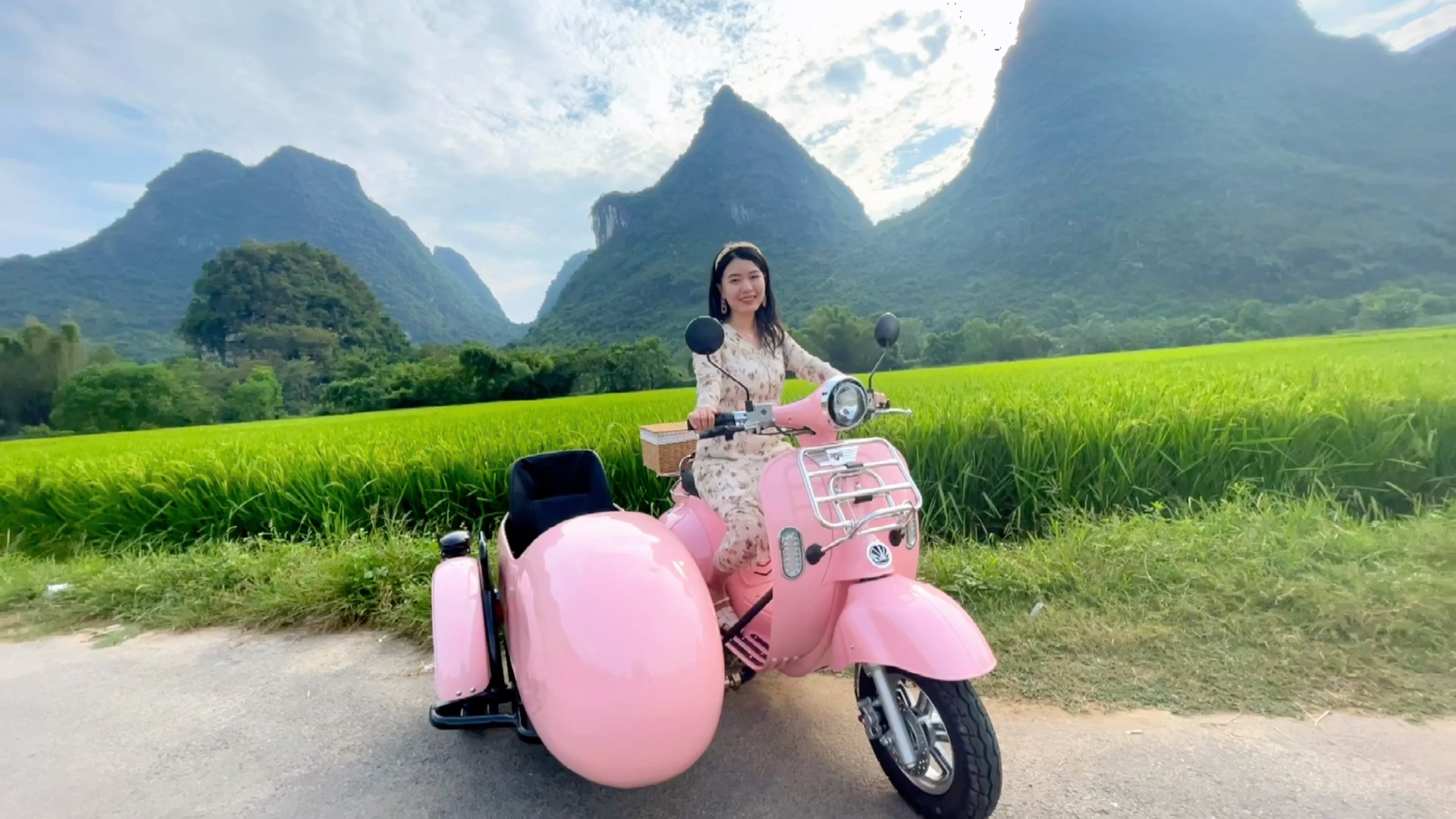 阳朔|十里画廊|挎斗车骑行太治愈了