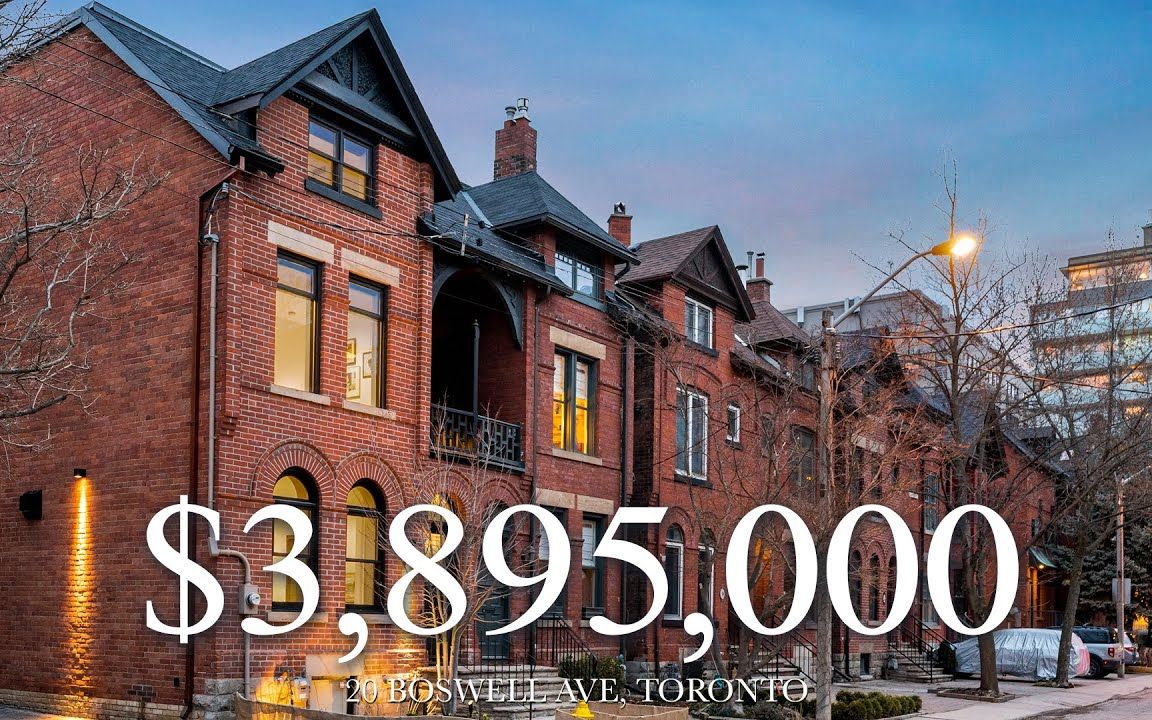 [图]Luxury Home /  精致的细节还原了维多利亚时代的风情  ~ 20 Boswell Ave, Toronto