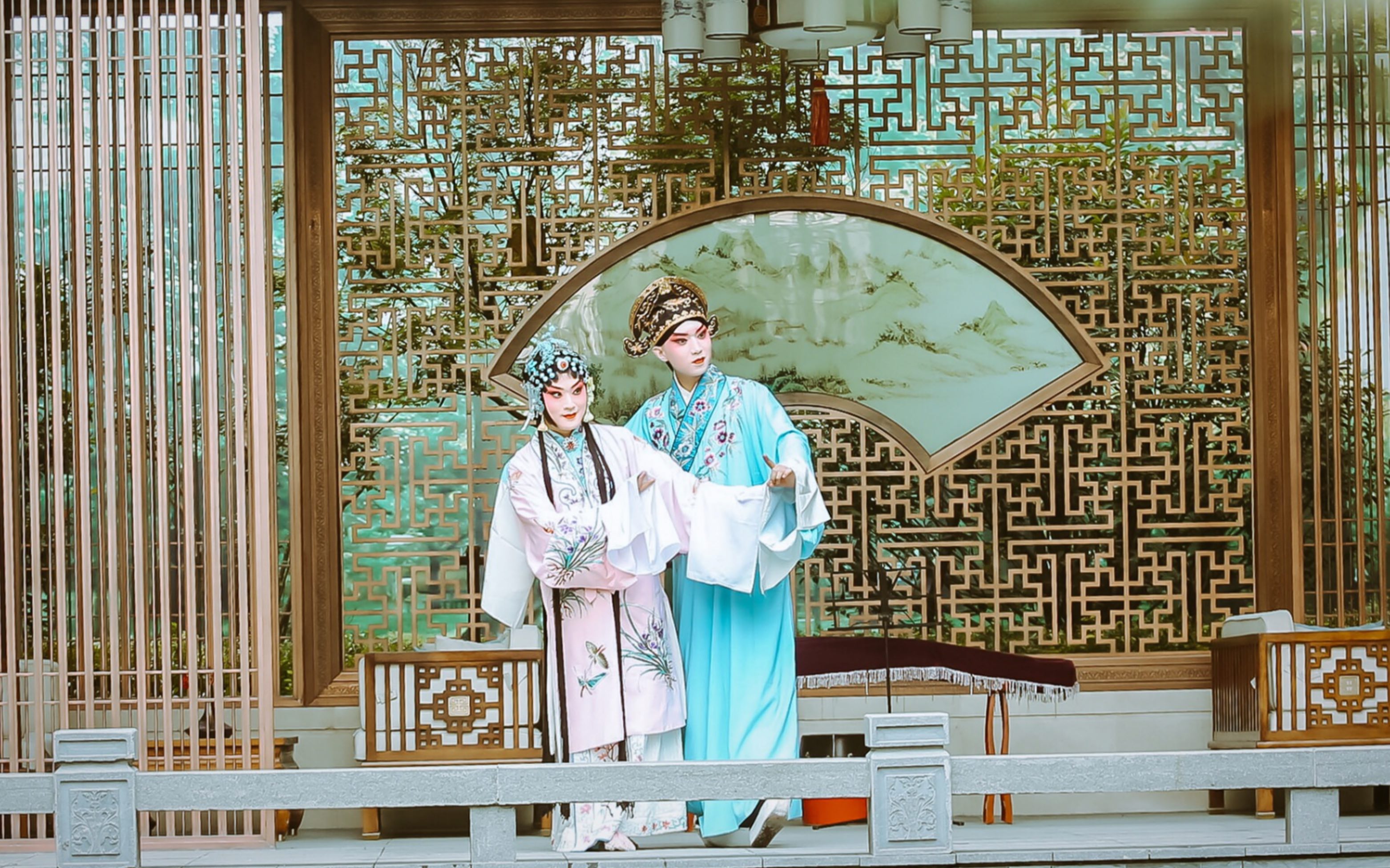 up园林沉浸式昆曲演出现场游园惊梦