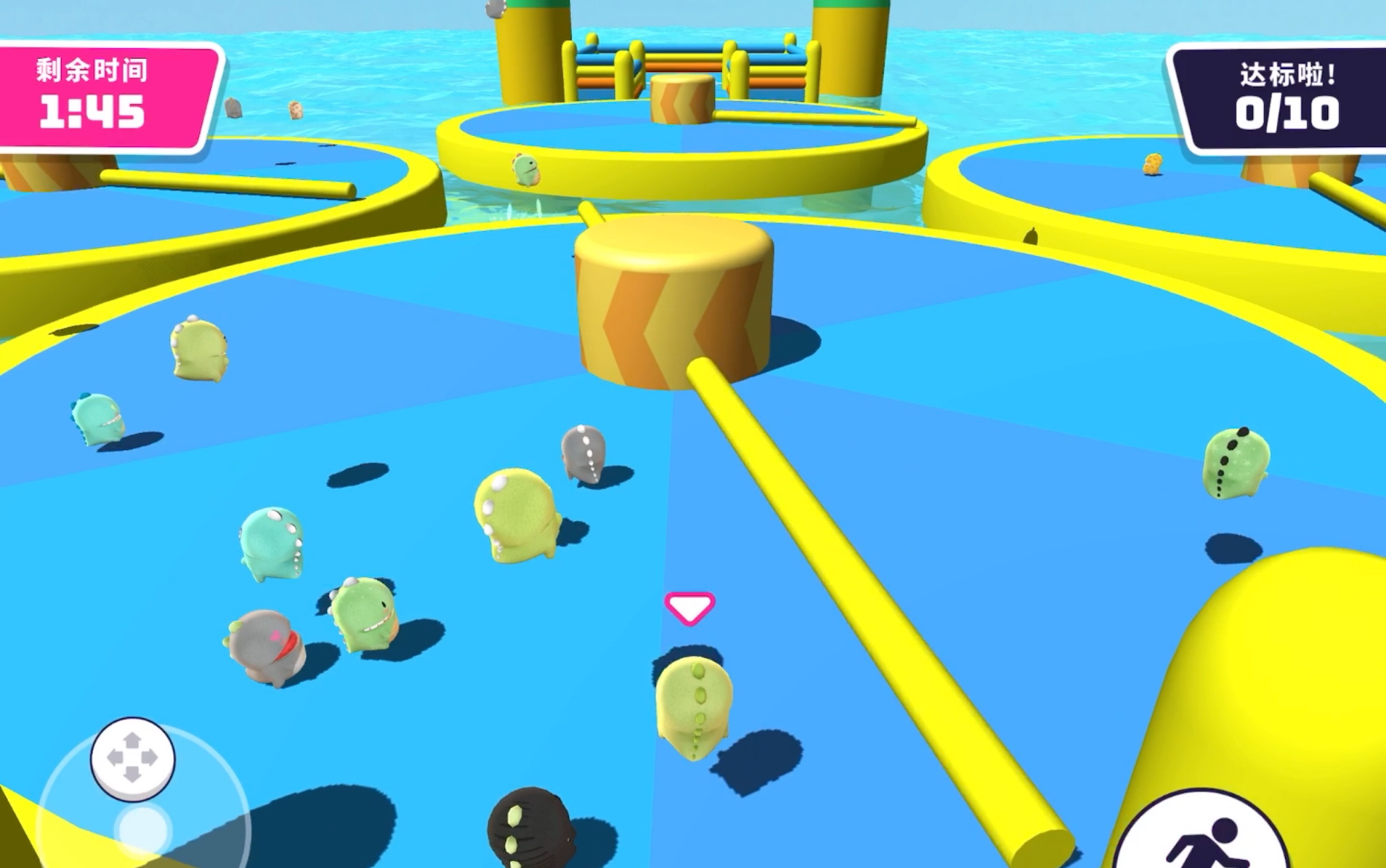 【小恐龙淘汰赛】新关卡闯关体验!三把游戏下来手抖的不行