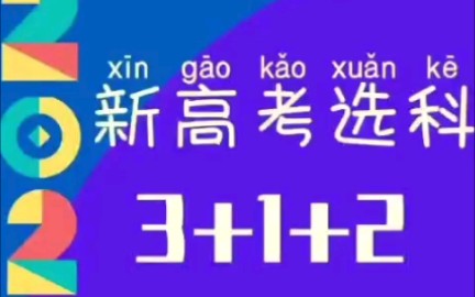 新高考选科3+1+2十二种选科组合利弊分析哔哩哔哩bilibili