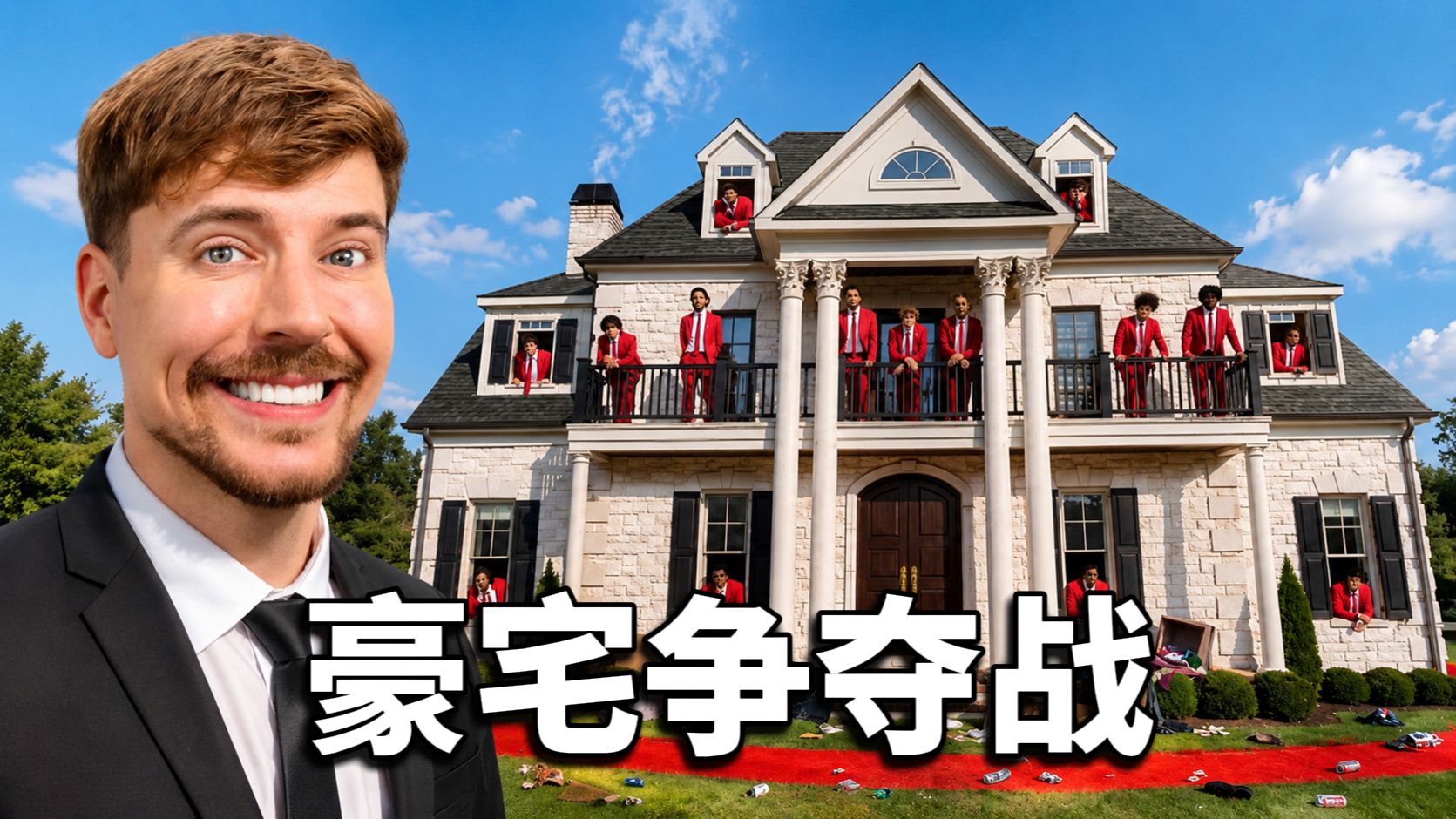 最后离开的人，赢得这座百万豪宅！