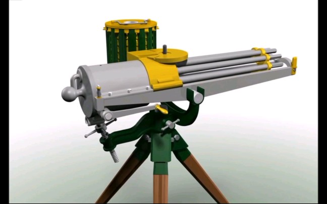 加特林的基本构造和原理枪械机枪军迷