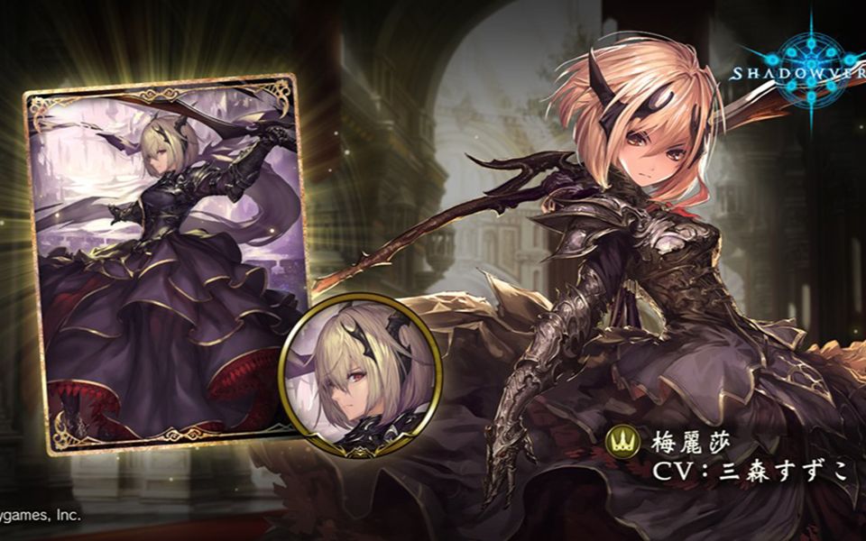 影之诗第13弹卡包主战者黑暗剑士梅莉莎演示动画繁中