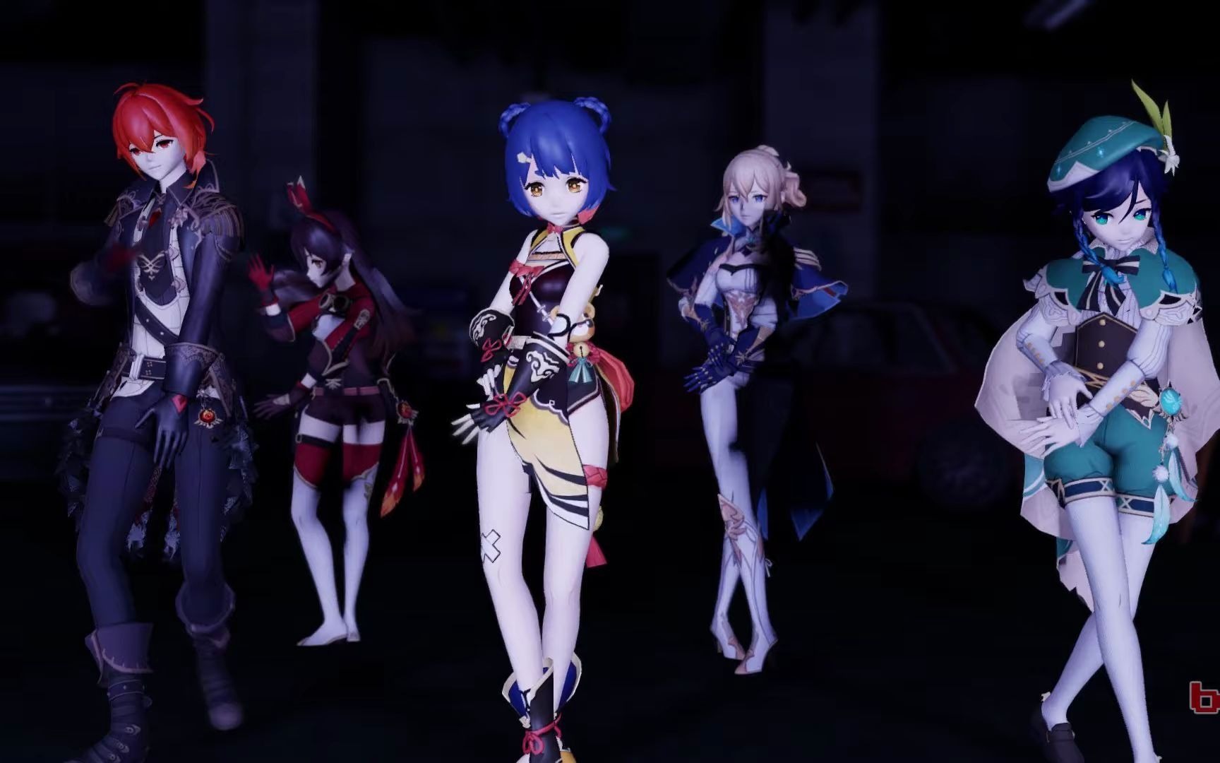 [mmd dope[genshin impact[60fps]