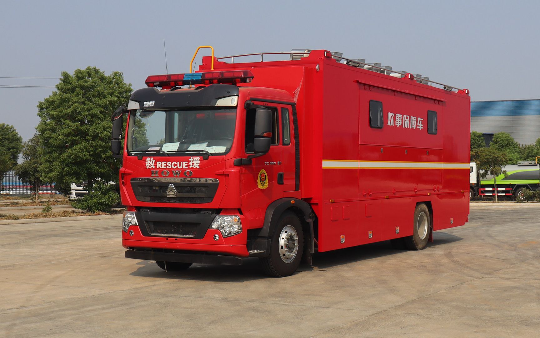 豪沃消防救援餐饮保障车