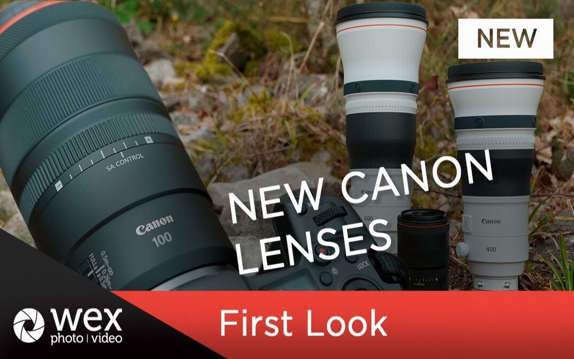 New Canon lenses 100mm, 400mm and 600mm First look哔哩哔哩bilibili