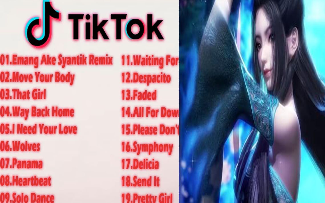 抖音最火流行歌曲推荐Tik Tok TikTok 抖音英文歌曲列表哔哩哔哩bilibili