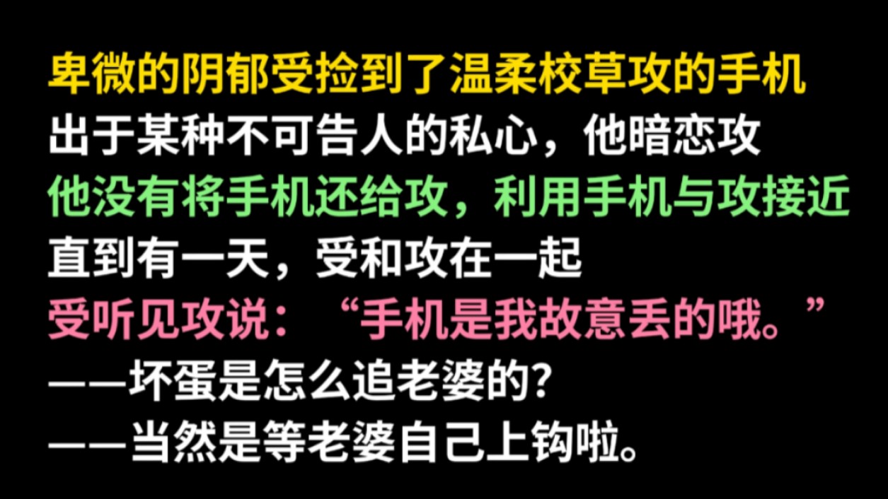 攻BT风皮但在受面前装温柔纯良小白花,温柔变态心机攻X小猫受,一篇双向暗恋钓老婆疯批文哔哩哔哩bilibili