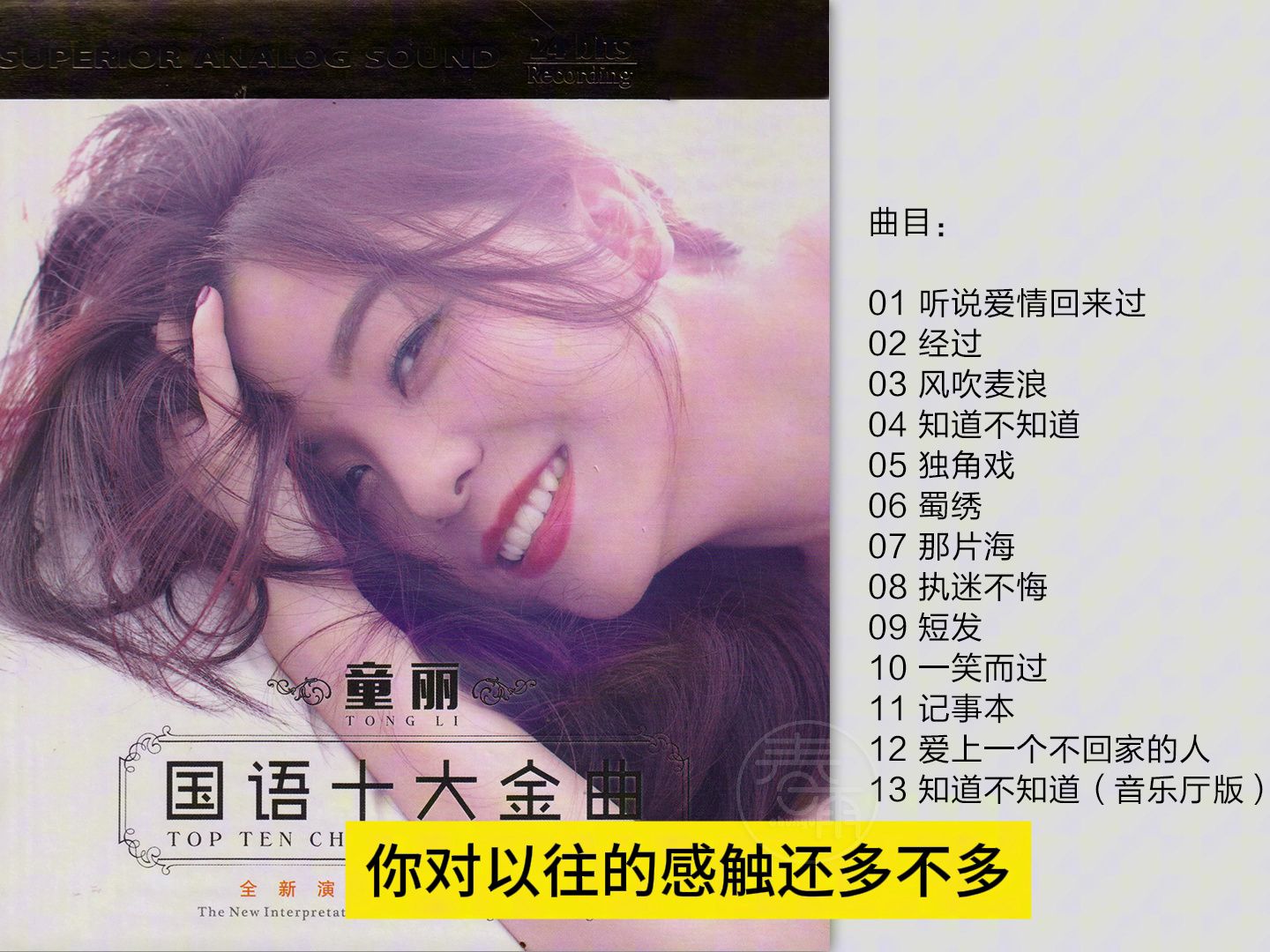 [图]童丽-《国语十大金曲HQⅡ》头版限量编号[低速原抓WAV+CUE]
