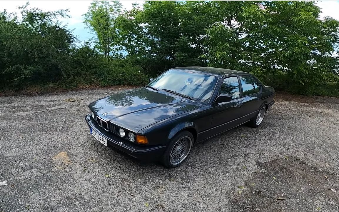 第二代7系体验 1992款宝马bmw 735ia e32 第一视角驾驶