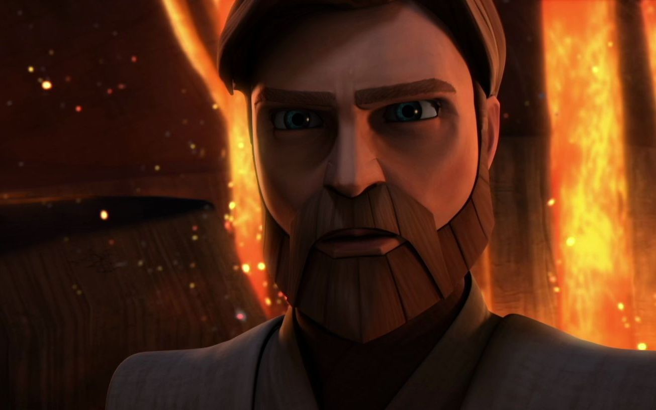 星球大战 克隆人战争:欧比旺找到安纳金,发现他已经被蛊惑黑化,"儿子"