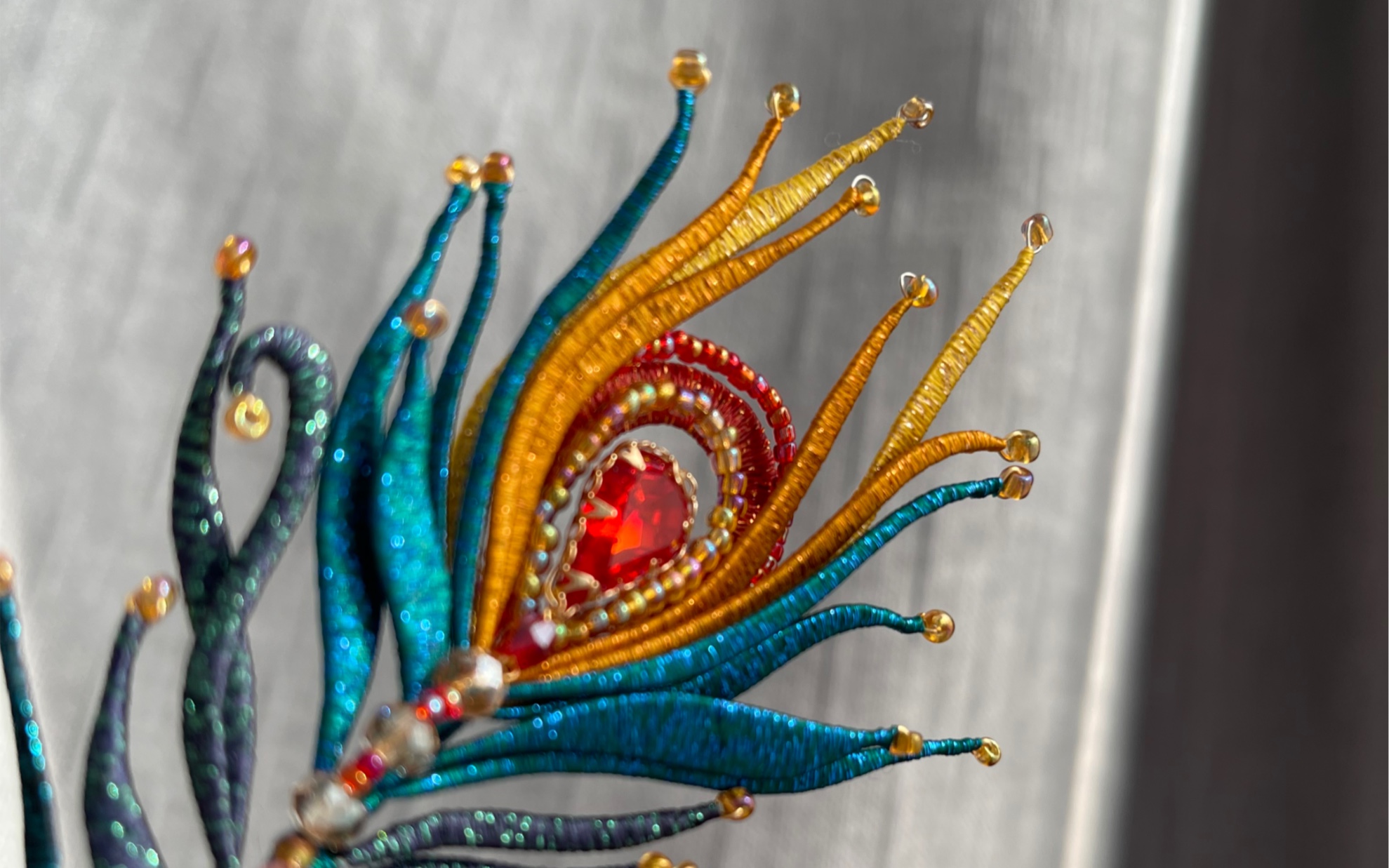 缠花～孔雀翎羽