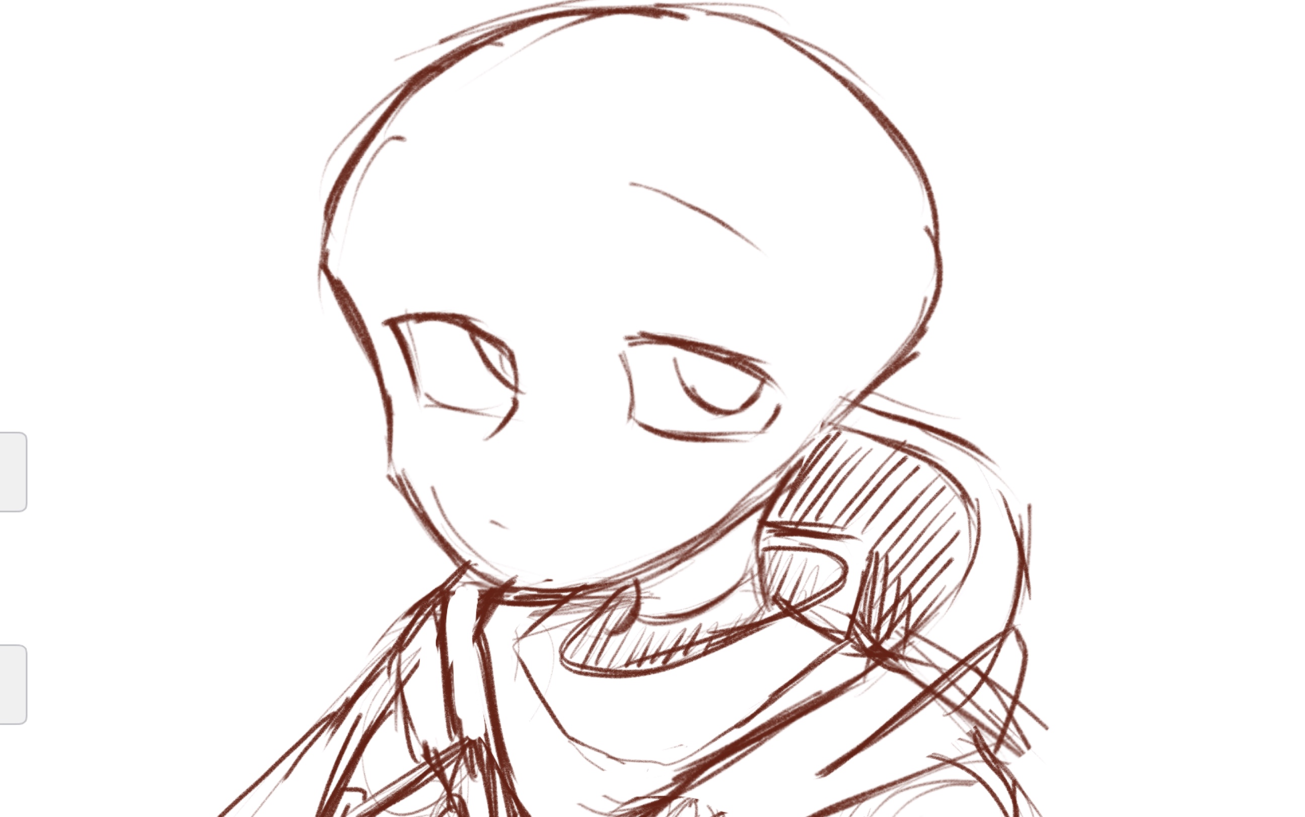 ut sans的绘画过程_哔哩哔哩 (゜-゜)つロ 干杯~-bilibili