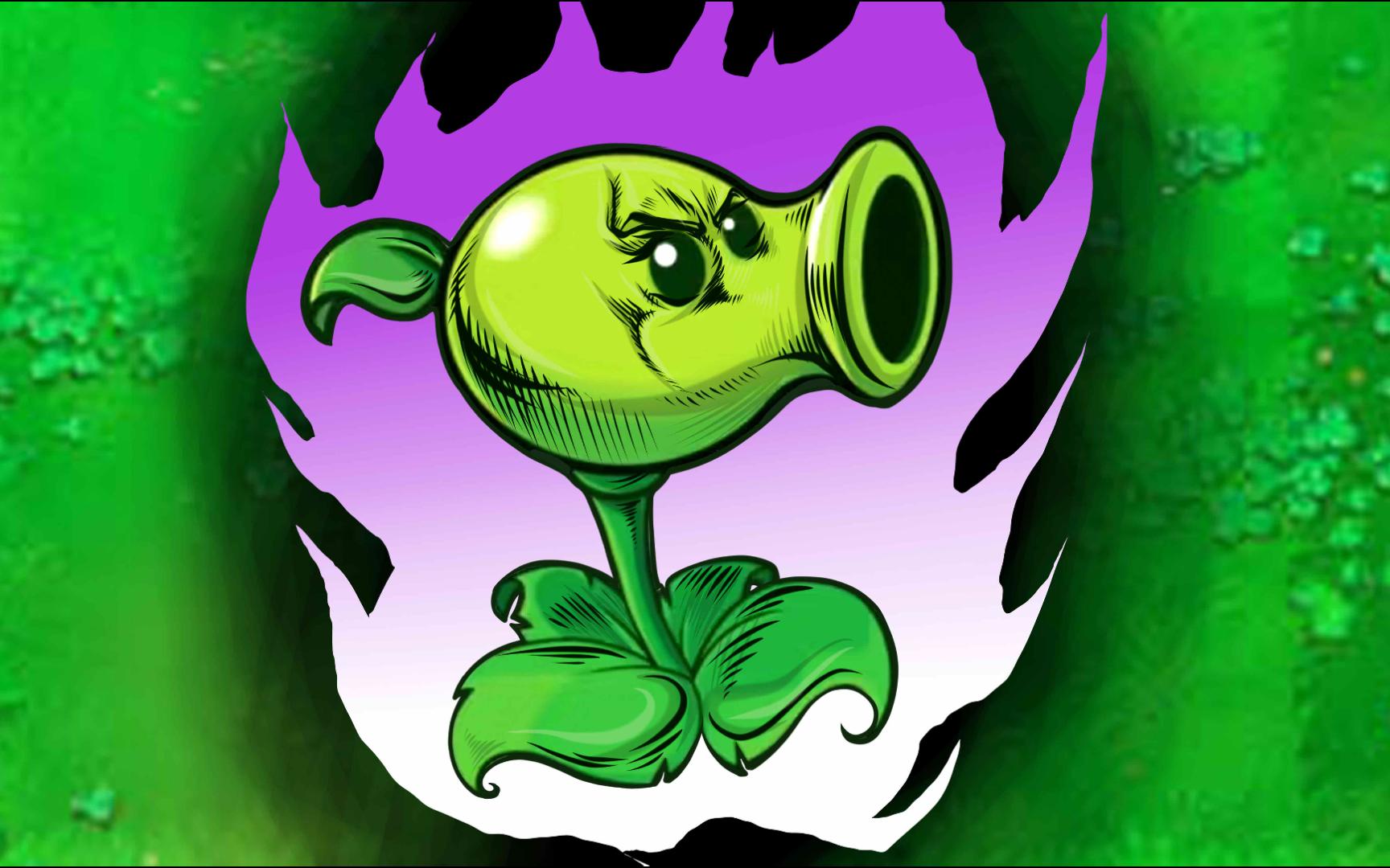 全植物jojo画风挑战!豌豆射手