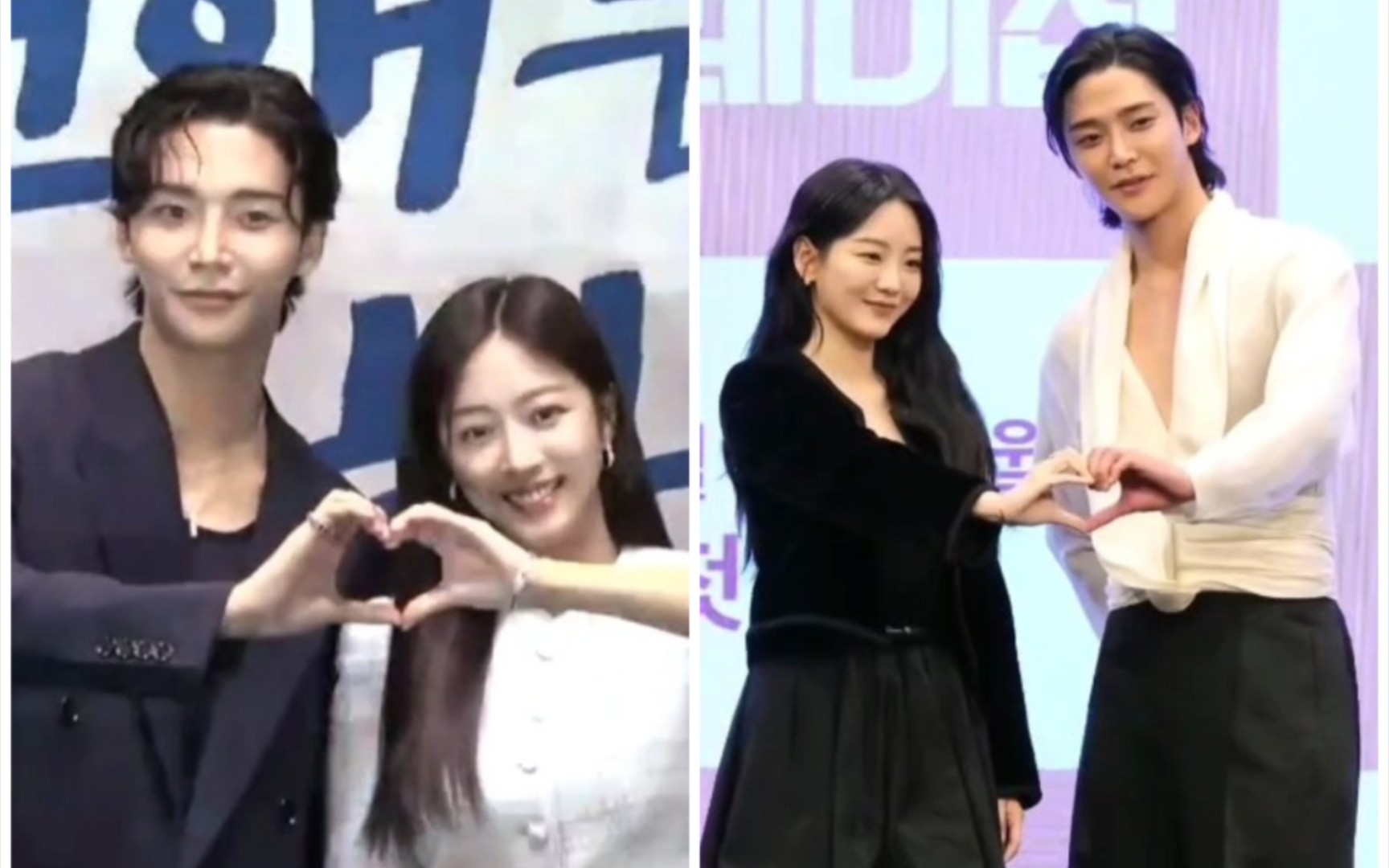 【曹宝儿&金路云】发布会对比来啦,真的看了新剧