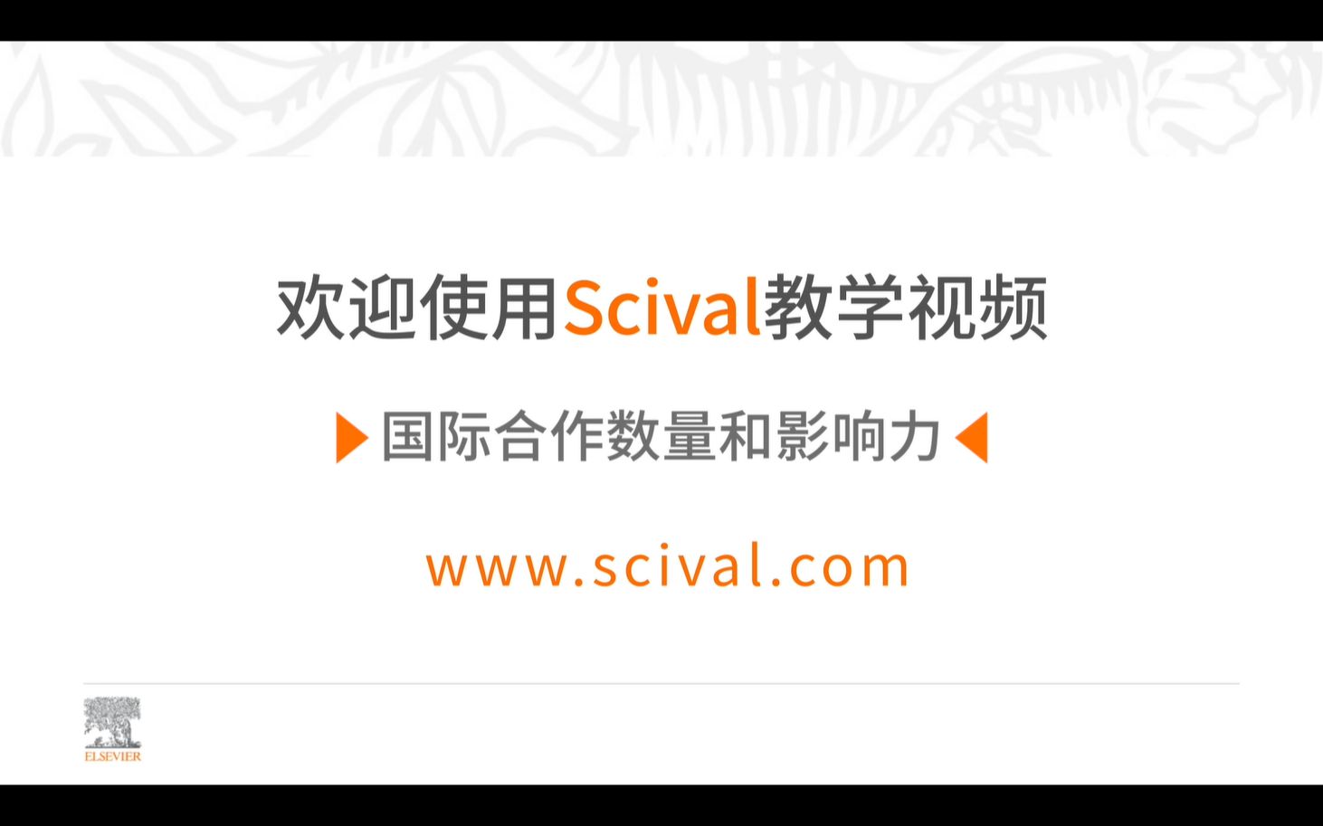 SciVal短视频查看机构国际合作现状和影响力哔哩哔哩bilibili