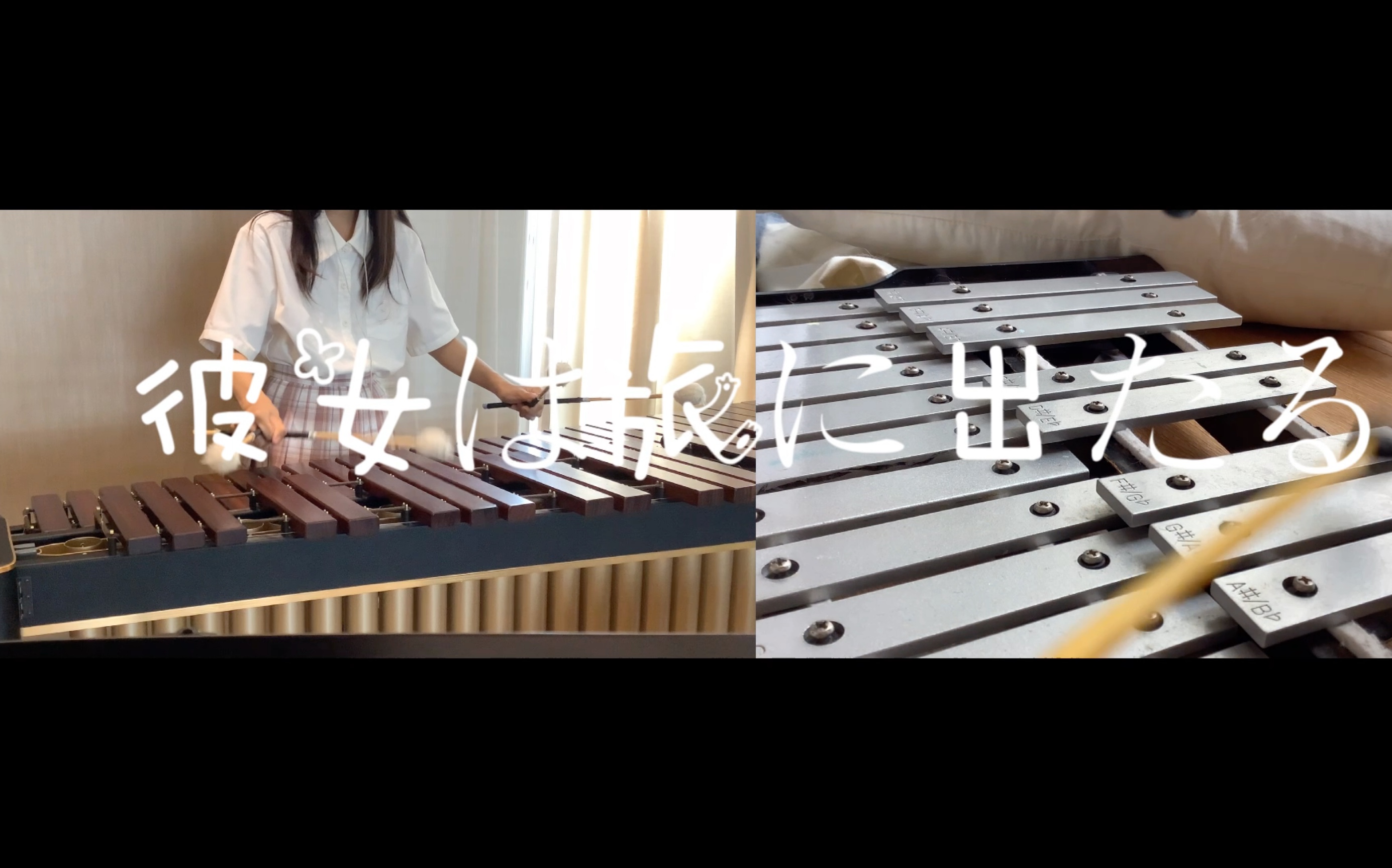 【彼女は旅に出たる】锁那 (さな) 马林巴翻弹(片段)_哔哩哔哩_bili