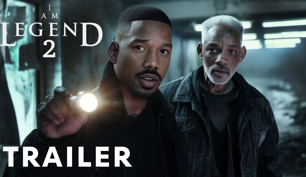迈克尔b乔丹加盟《我是传奇2: 新地球》先导预告片_威尔史密斯