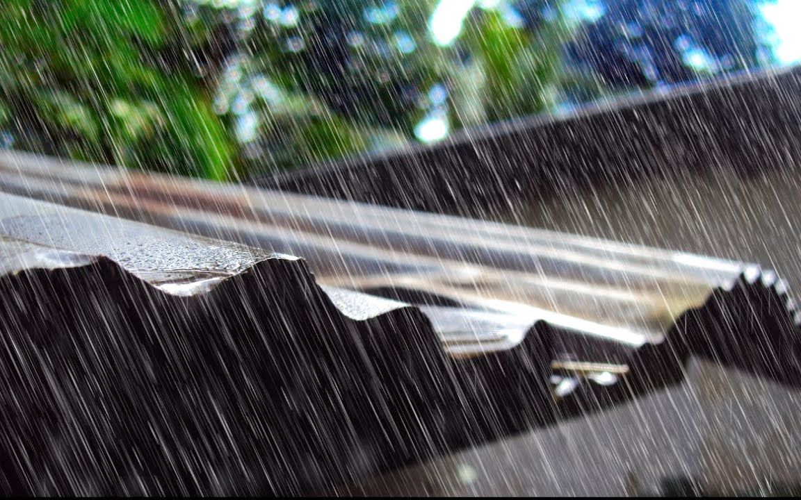 [图]【白噪音】铁皮屋顶上的雨响了一个小时