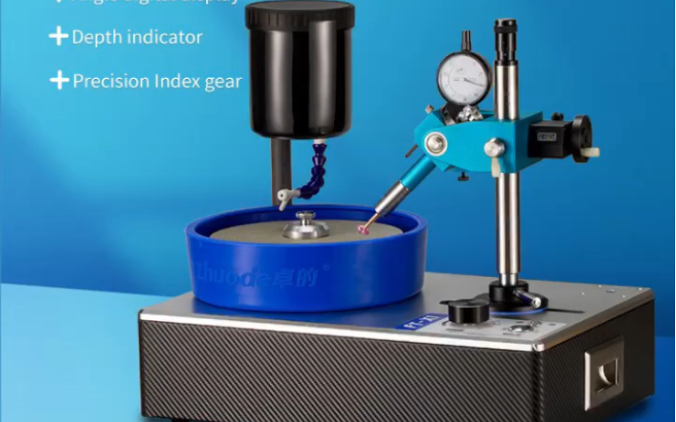 高精度宝石切磨机高精密切割机宝石切割机厂家戒面抛光机刻面切磨机角度机哔哩哔哩bilibili
