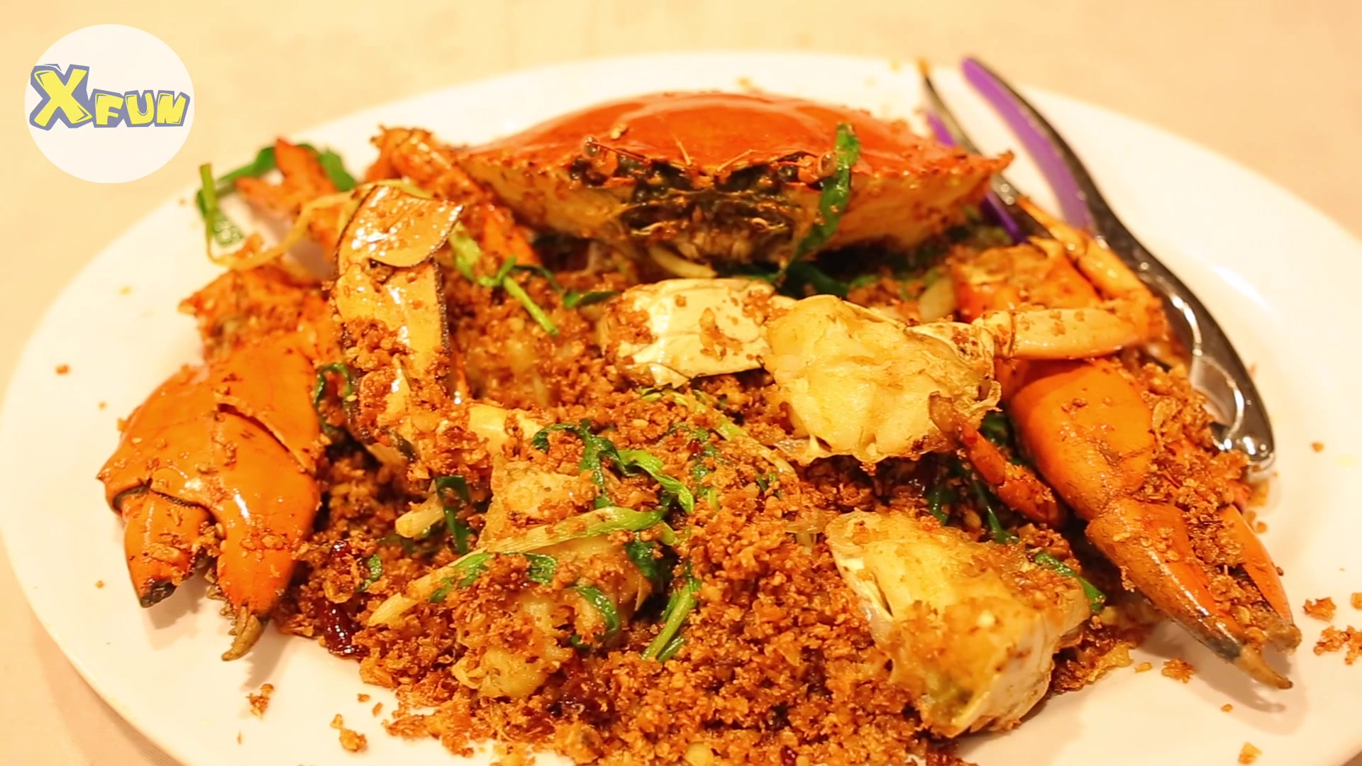 这才叫真正的避风塘炒蟹,超过瘾!