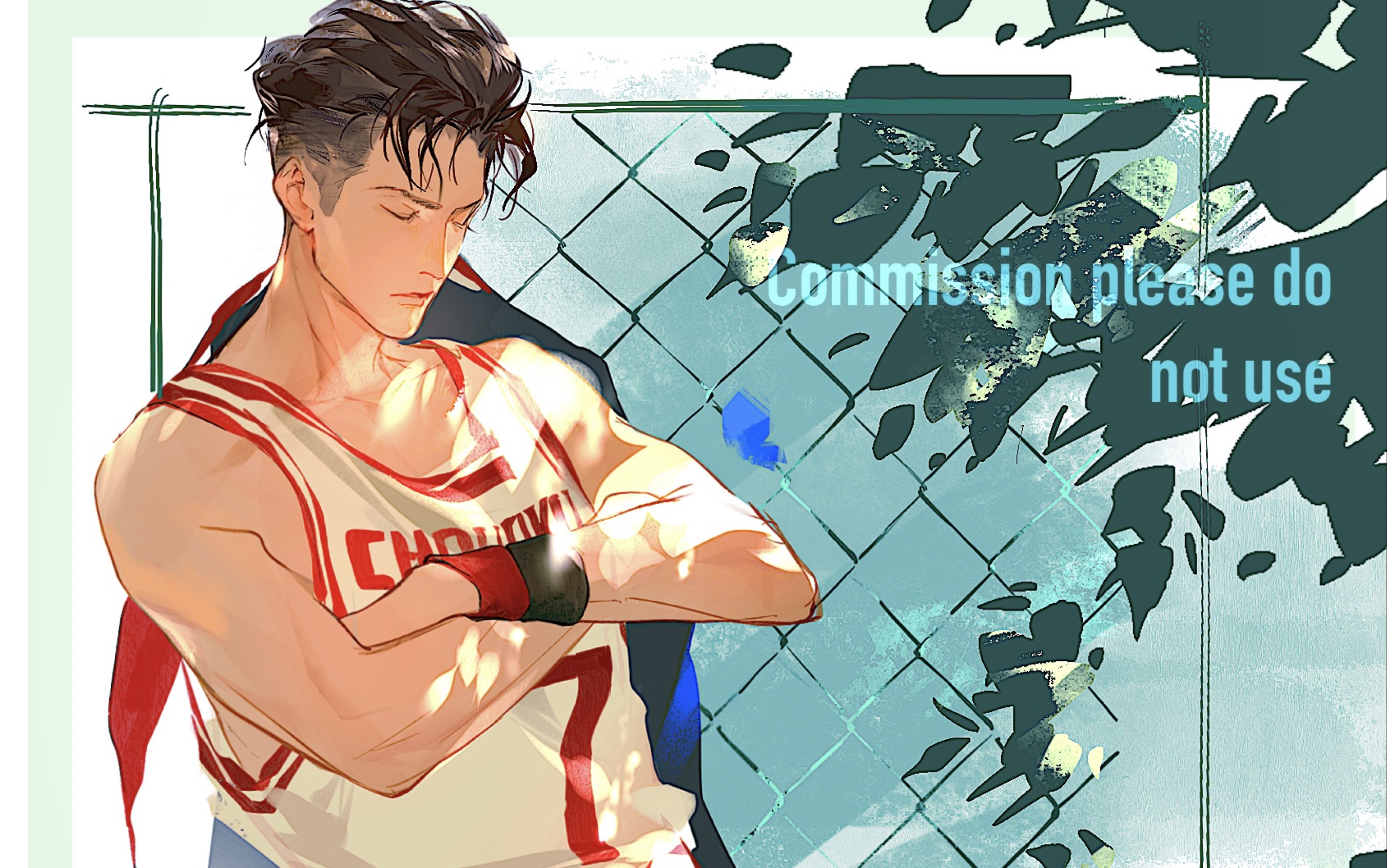 【绘画过程】小良睡着啦【灌篮高手 宫城良田】