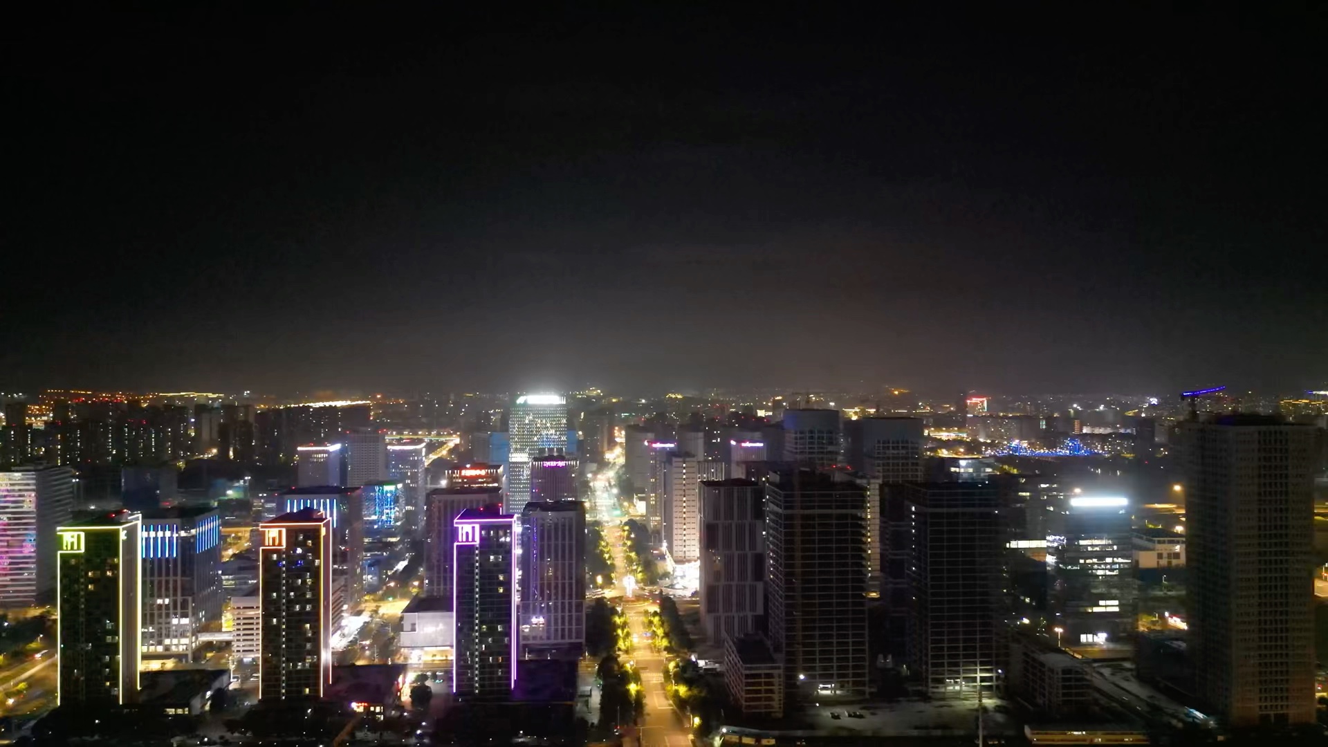 换个角度看江北新区研创园夜景#城市的夜晚 #满城的灯都亮了 #美丽