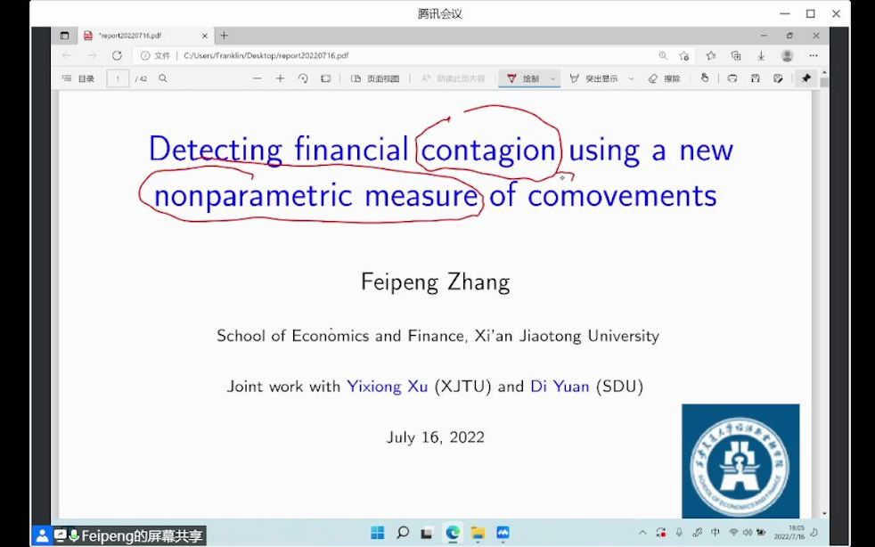 [图]Detecting financial contagion using a new nonparametric measure of comovements