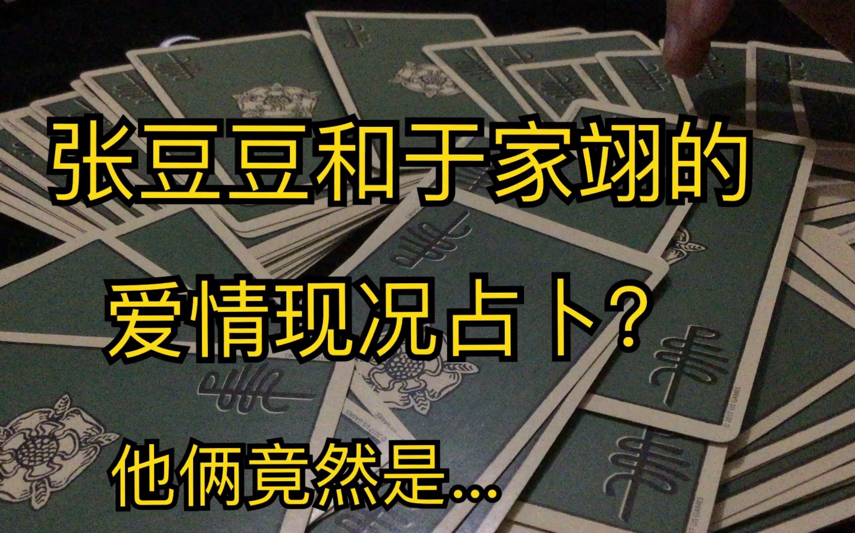 张豆豆和于家翊的爱情现况占卜…他们俩竟然是……哔哩哔哩bilibili