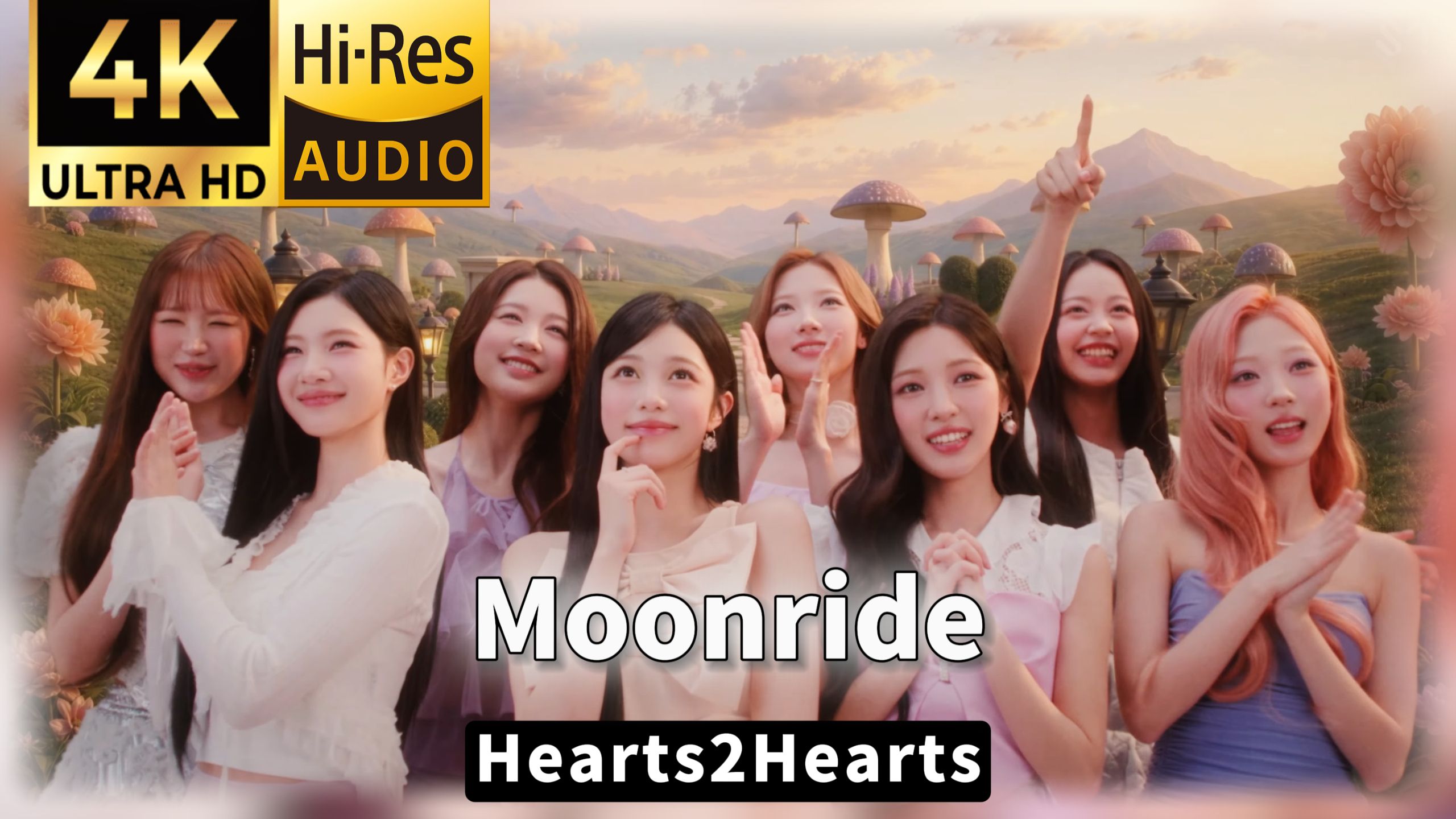 【??-???无损音质】｜《Moonride》- Hearts2Hearts -‘??视听’