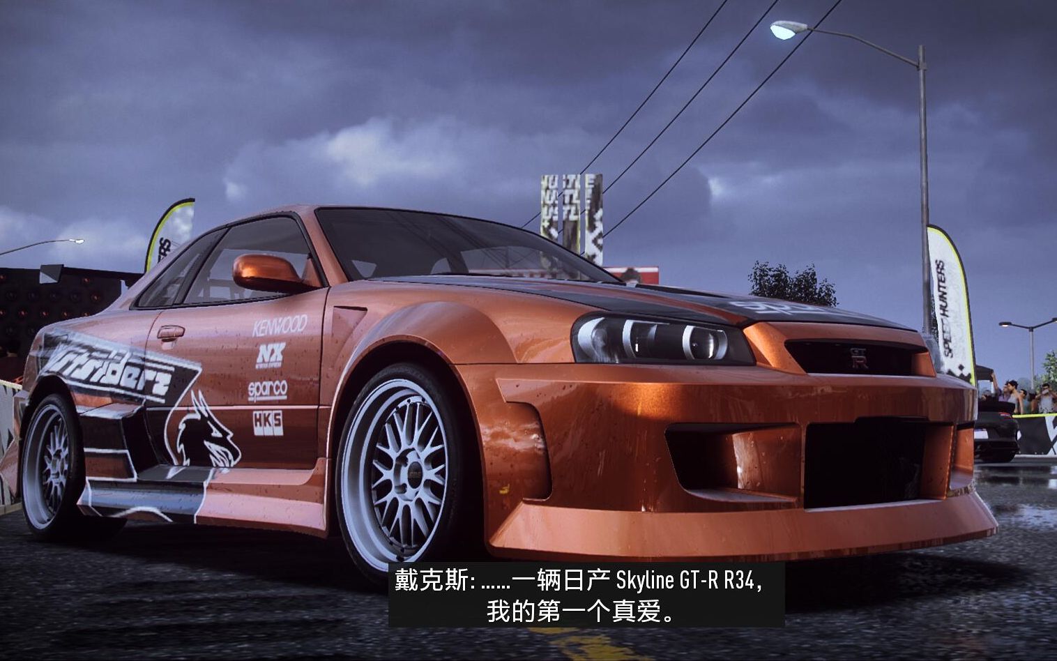 活动作品极品飞车21艾迪r34争夺战长途冲刺赛