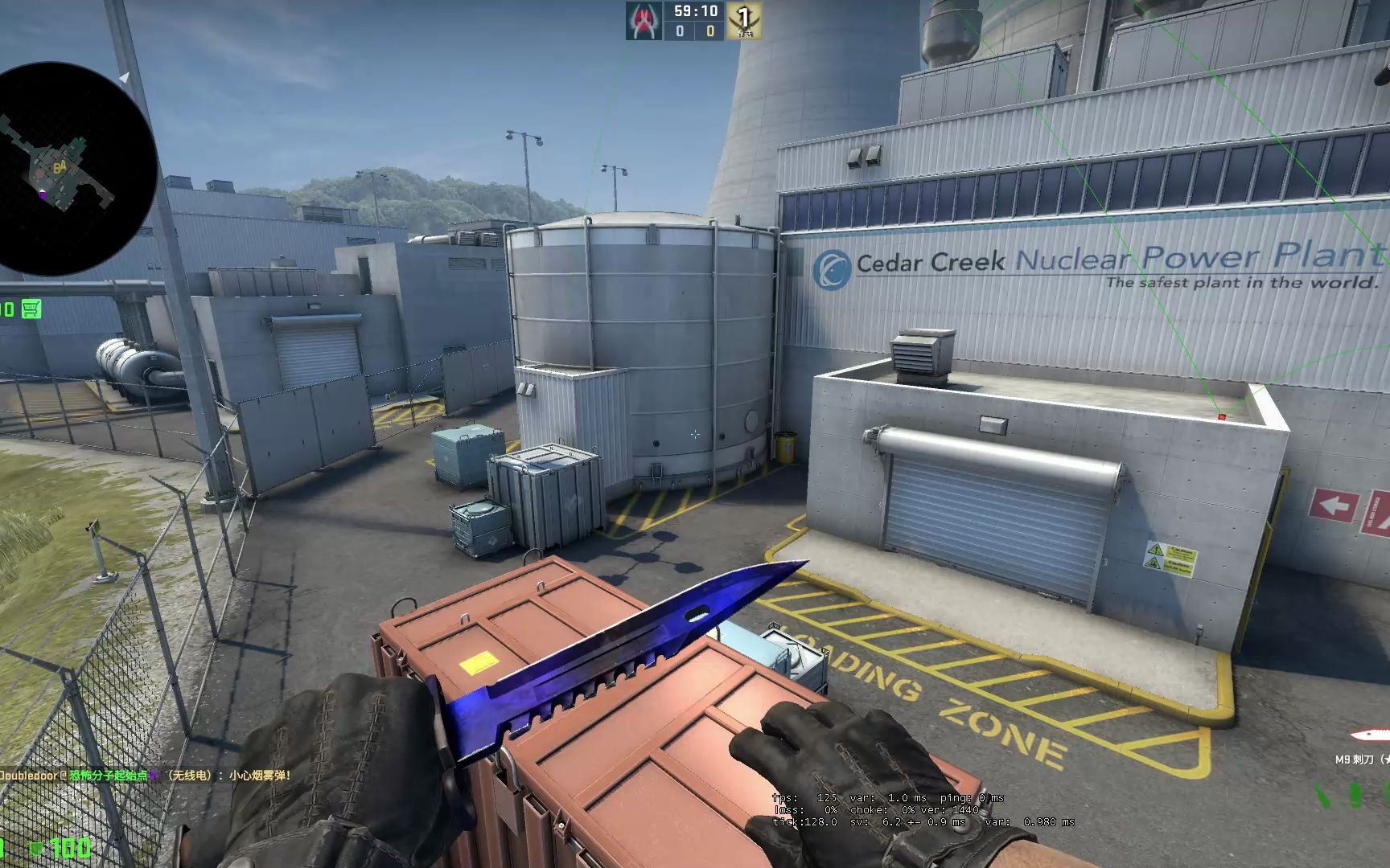 《无声版》csgo核子危机双人速丢仓库正面一线烟