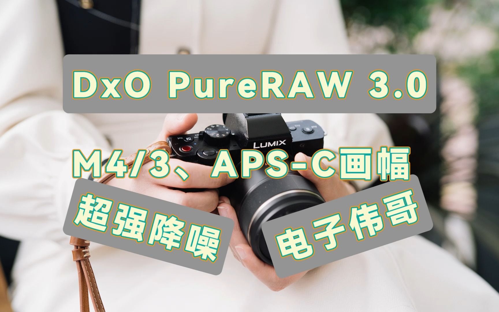 [图]DxO PureRAW 3.0重大升级，超强降噪pro max版，小画幅相机又行了！！ | 深度使用报告