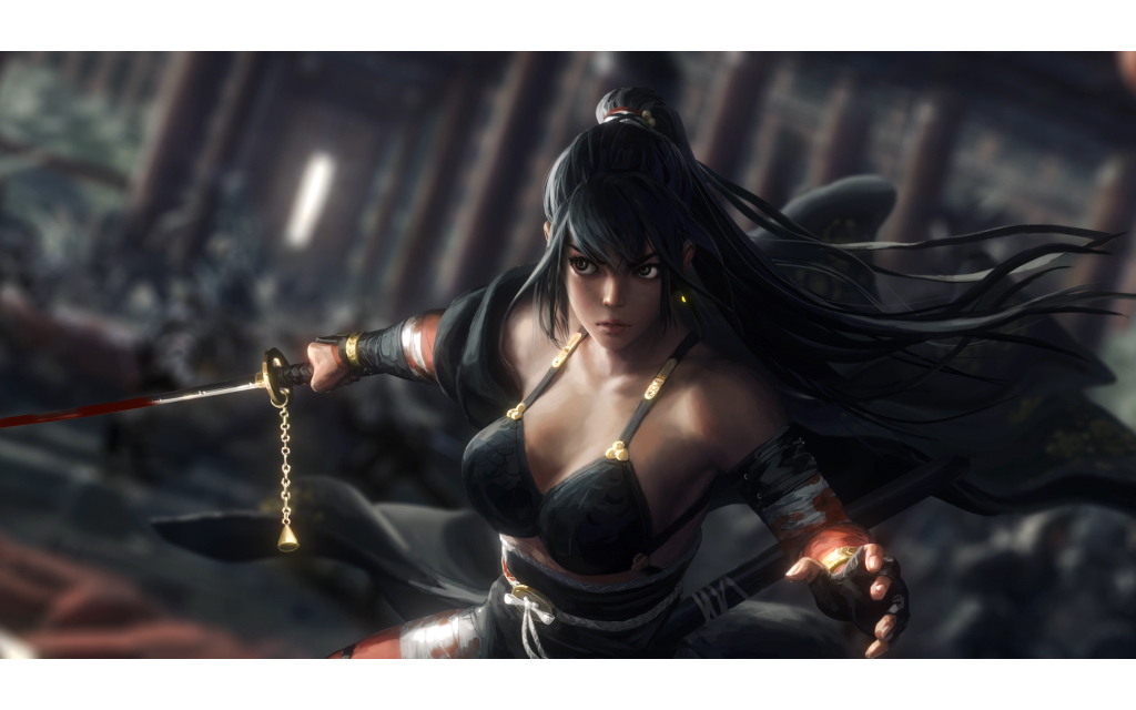 女武士动态壁纸欣赏