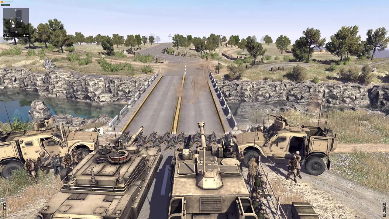 [知路baba]美军战争训练游戏《战争召唤》桥梁保卫战(油转)