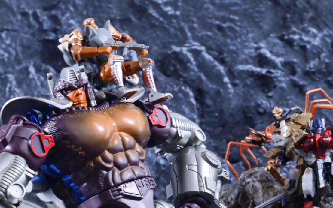 bw超能勇士猛兽侠transarttoys金属变体猩猩