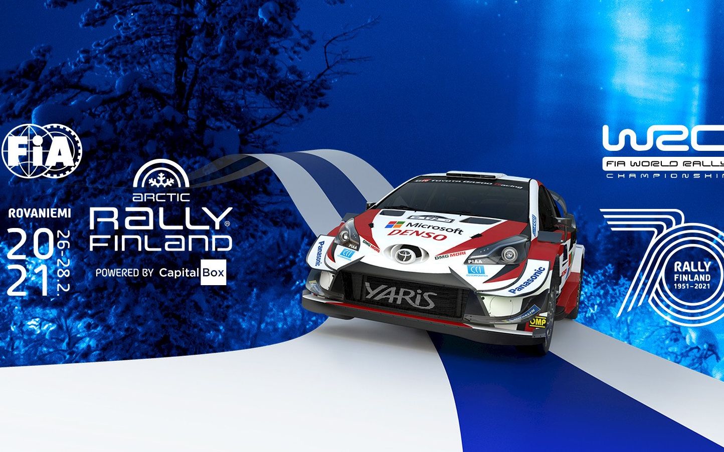 红牛wrc2021芬兰站北极拉力赛